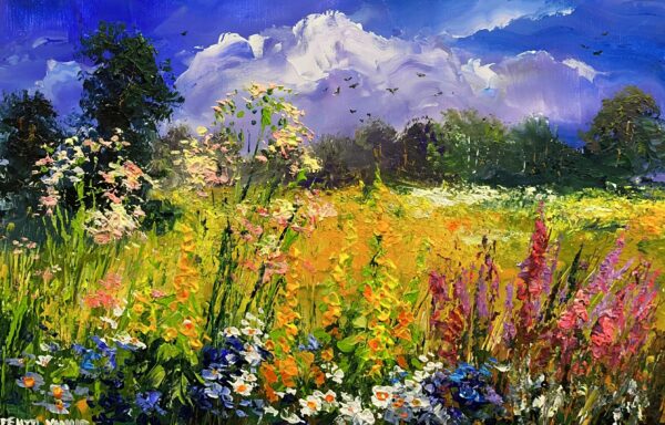 Eternal Blooming Dances - a painting by Pentti Vainio