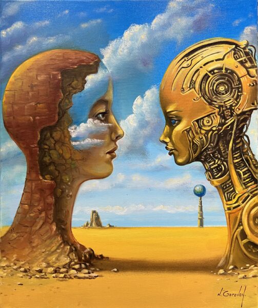 Who are you? - a painting by Nikolay Gorovoy