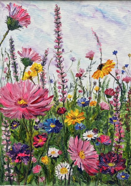 Eternal Bloom Reverie - a painting by Daria Makarenkova