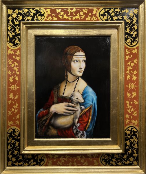 Dreaming in Baroque Silence - a painting by Robert Węglarz