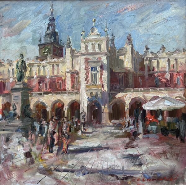 Echoes Beneath the Spires - a painting by Jarosław Tarnowski