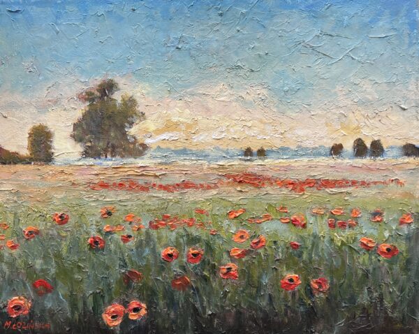 Secrets in Bloom - a painting by Marlena Lozinska