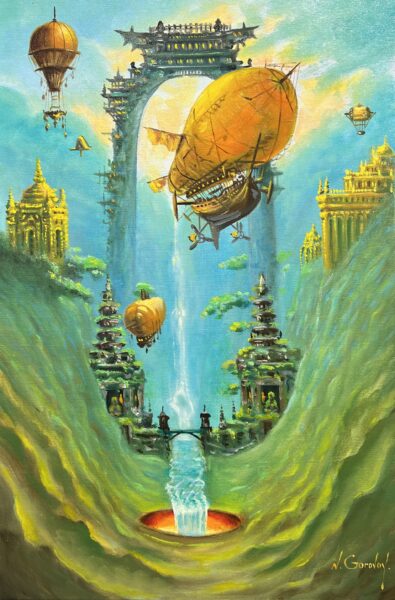 In search of Shambhala - a painting by Nikolay Gorovoy