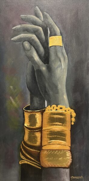 Echoes Carved in Light - a painting by Aleksander Tomasievych