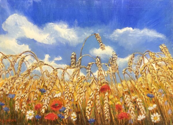 Fields of Eternal Afternoon - a painting by Marlena Lozinska
