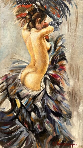 Embers in the Spiral Veil - a painting by Aleksander Tomasievych