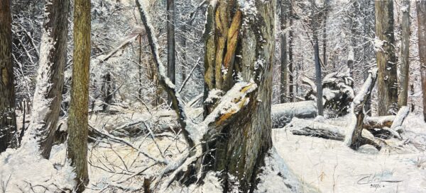 Cisza leśna - a painting by Zbigniew Cortez Zając