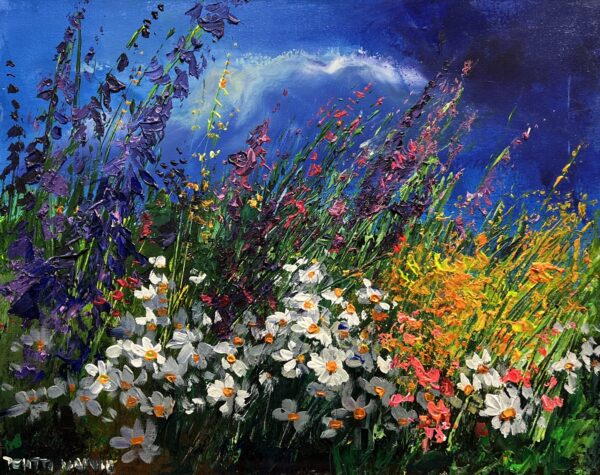 Beneath the Blooming Riot - a painting by Pentti Vainio