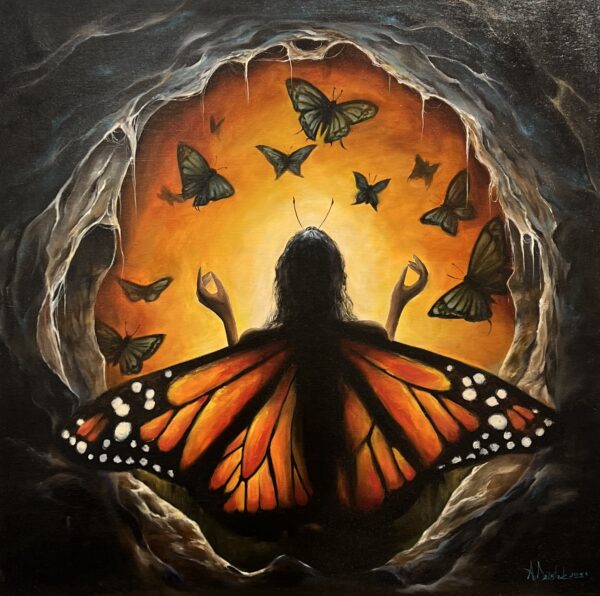 In my head - a painting by Anna Szóstak