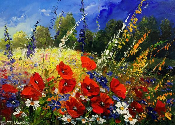 Eden in Bloom - a painting by Pentti Vainio