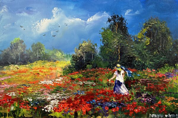 Where the Horizon Blooms - a painting by Pentti Vainio