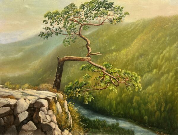 Edge of the Eternal Breath - a painting by Ryszard Stępień