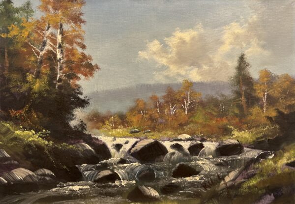 Embers of the Passing Light - a painting by European school (XX)