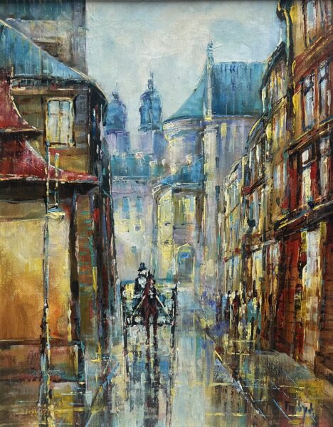 Szpitalna - a painting by Danuta Frydrych