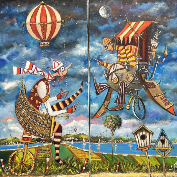 Well, let’s go, honey. - a painting by Artur Płachta