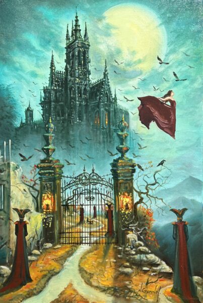 The secret of the old castle - a painting by Nikolay Gorovoy