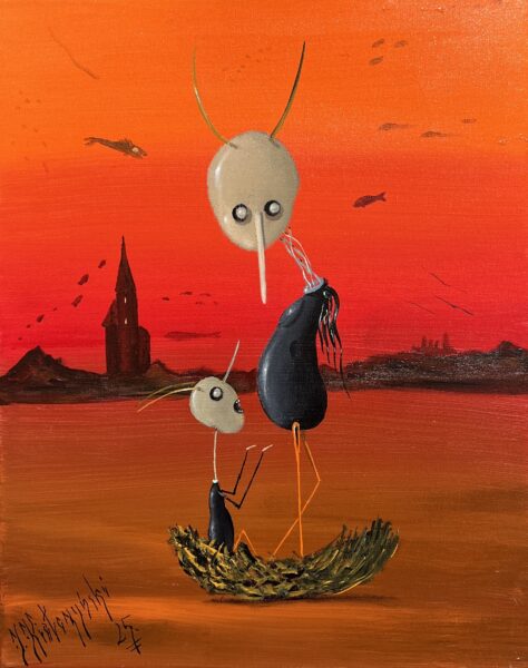 Twilight’s Forgotten Masquerade - a painting by Jarosław Kiełczyński