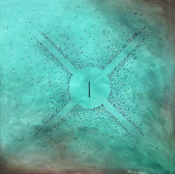 Czy jestem niewidzialny? - a painting by Filip Łoziński