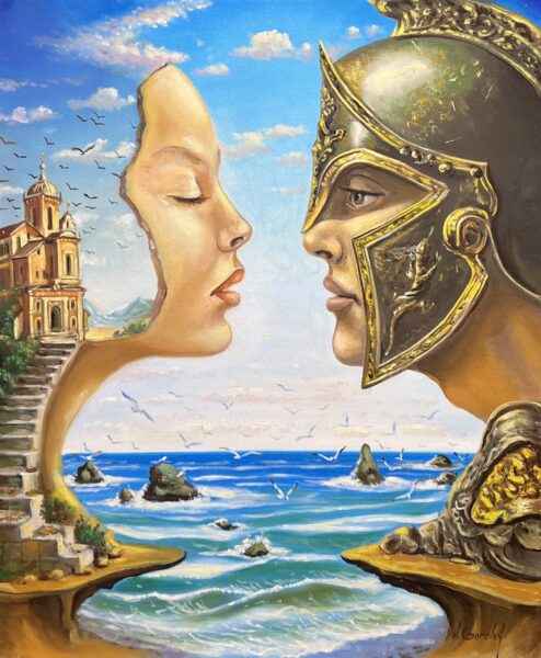 The Silent Dialogue - a painting by Nikolay Gorovoy