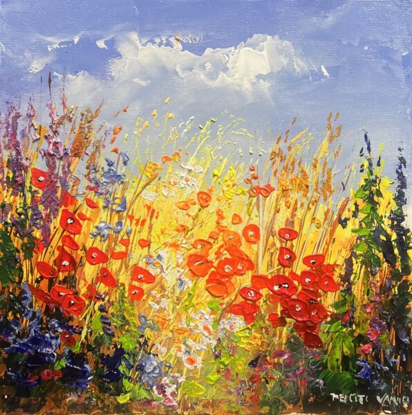 Riot in Bloom - a painting by Pentti Vainio