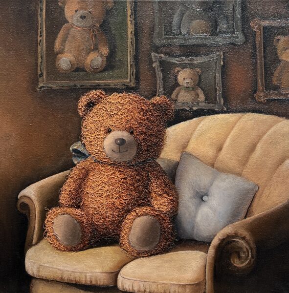 The Bear Parlor Legacy - a painting by Oksana Parashchak