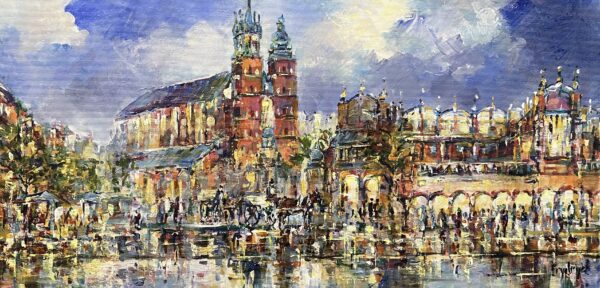 Echoes Beneath the Sun - a painting by Danuta Frydrych