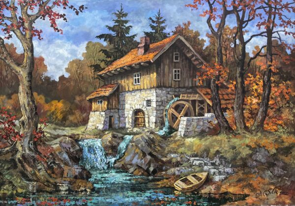 Where the Leaves Remember - a painting by Stanisław Wilk