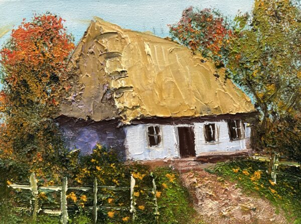 Embers of the Quiet Season - a painting by Marlena Lozinska