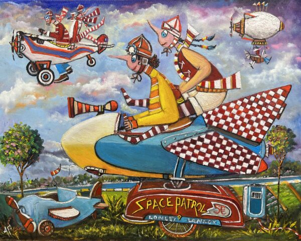 Heaven is waiting for us, my love - a painting by Artur Płachta