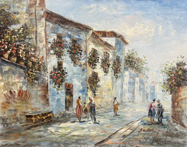 Petals on the Afternoon Air - a painting by European school (XX)