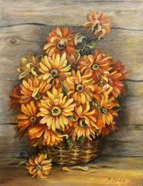 Embers of the Turning Light - a painting by Magdalena Żołnierek