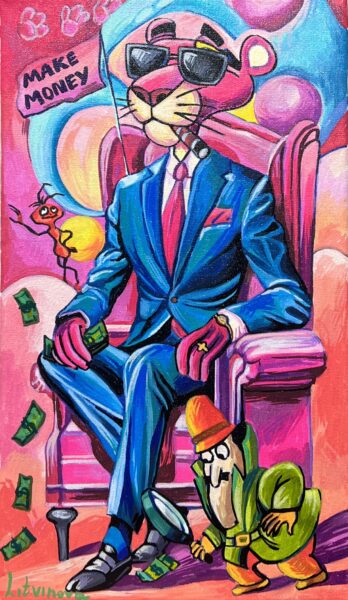 Throne of Velvet Schemes - a painting by Olga Litvinova