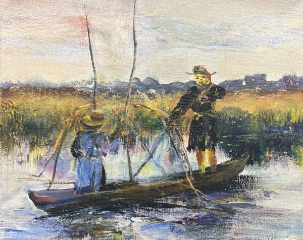 Beneath the Breath of Dusk - a painting by Andrzej Łoniewski