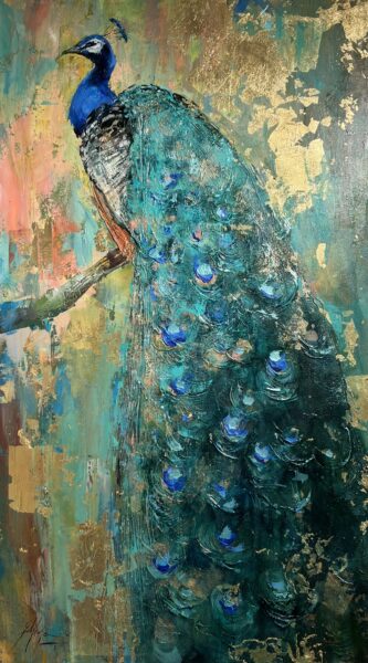 Dawn of the Opulent Heart - a painting by Grażyna Mucha