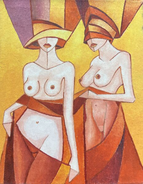 Cathedral of Unspoken Flame - a painting by Jan Szary