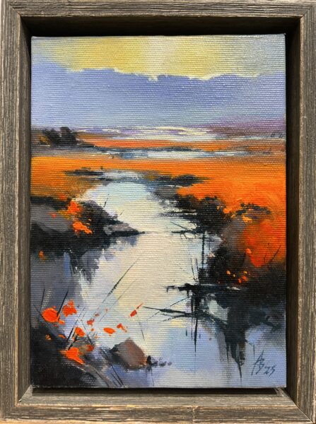 Whispers beneathvthe painted light - a painting by Andrzej Białecki