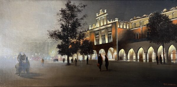 Kraków - a painting by Jacek Łoziński