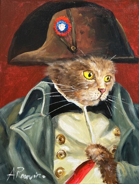 Empire of the Velvet Paw - a painting by Adam Rawicz