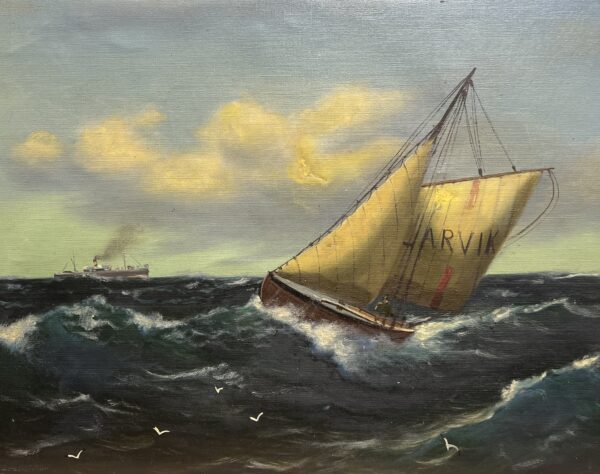 Beneath the Salt and Sky - a painting by European school (XX)