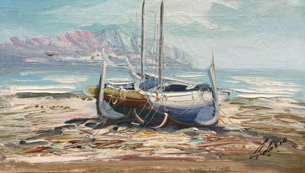 Echoes Beneath the Tide - a painting by European school (XX)