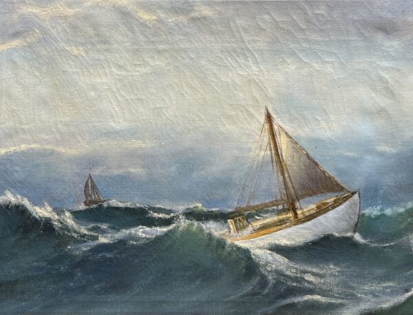 Edge of the Tempest - a painting by European school (XX)