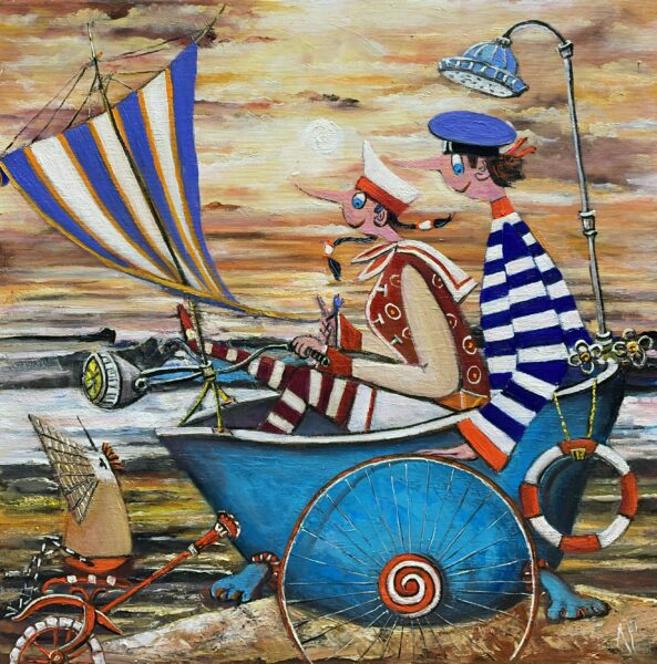 Painting - a painting by Artur Płachta