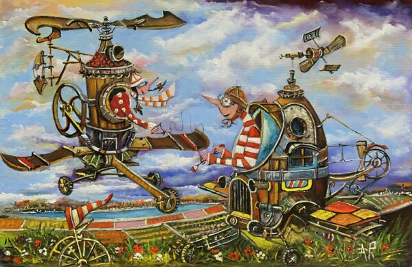 Painting - a painting by Artur Płachta