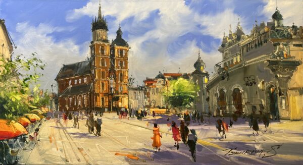 Echoes in Amber Light - a painting by Sergiy Tsemrouk