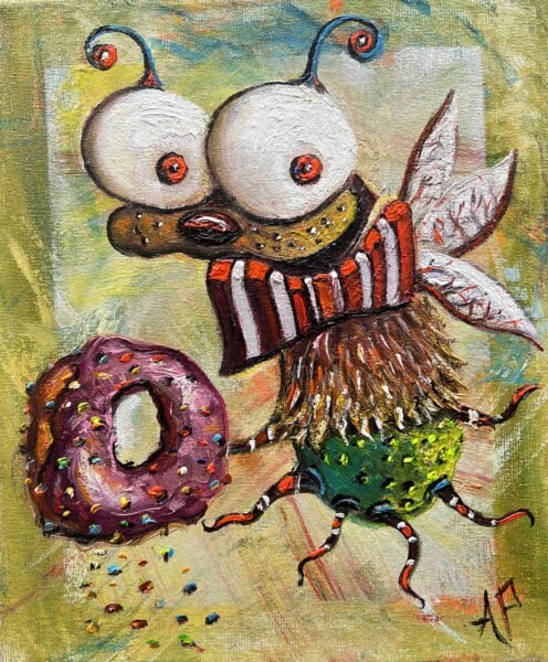 Carnival of the Curious - a painting by Artur Płachta