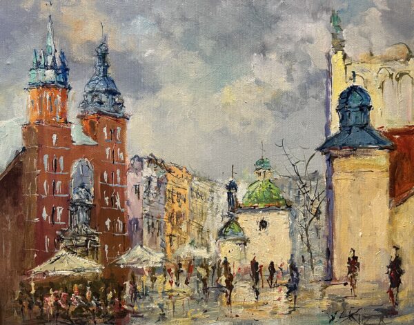 Kraków - a painting by Włodzimierz Skuza