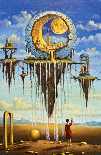 Unusual movement - a painting by Nikolay Gorovoy