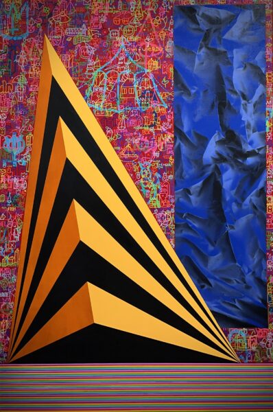 Kto się z małpek śmieje , ten w cyrku nie mieszka - a painting by Mateusz Lewandowski