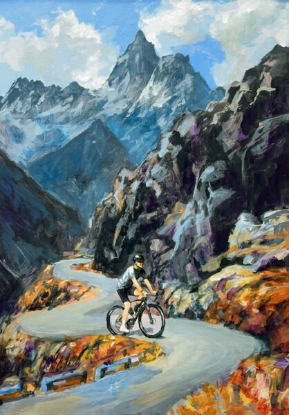 Podjazd - a painting by Anna Sobczak