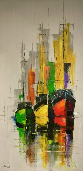 Painting - a painting by Alfred Anioł